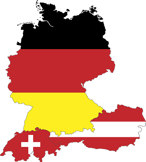 D-A-CH Region Map