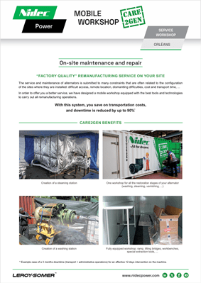 Care2Gen Mobile Workshop brochure