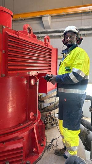 vibration analysis on site