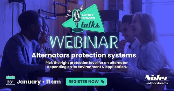 Nidec Leroy-Somer Talks webinar 01 protection systems